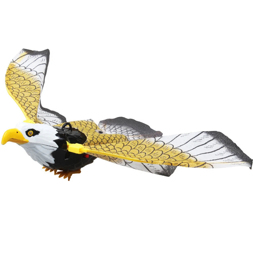 Electronic Flying Eagle Sling Hovering Bird Model with LED Sound Kids Toy Gift Electric 360 degree flying eagle