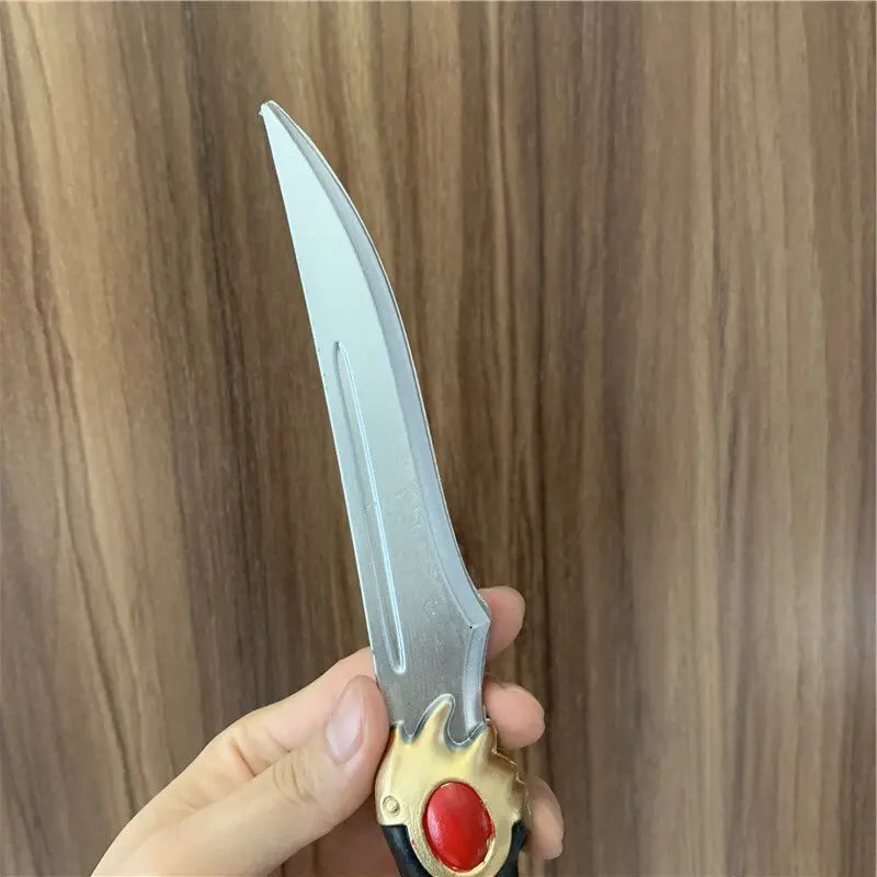 1:1 Dagger Sword Weapon Movie Cosplay Prop Role Play Gift Safety PU Catspaw Sword 34cm