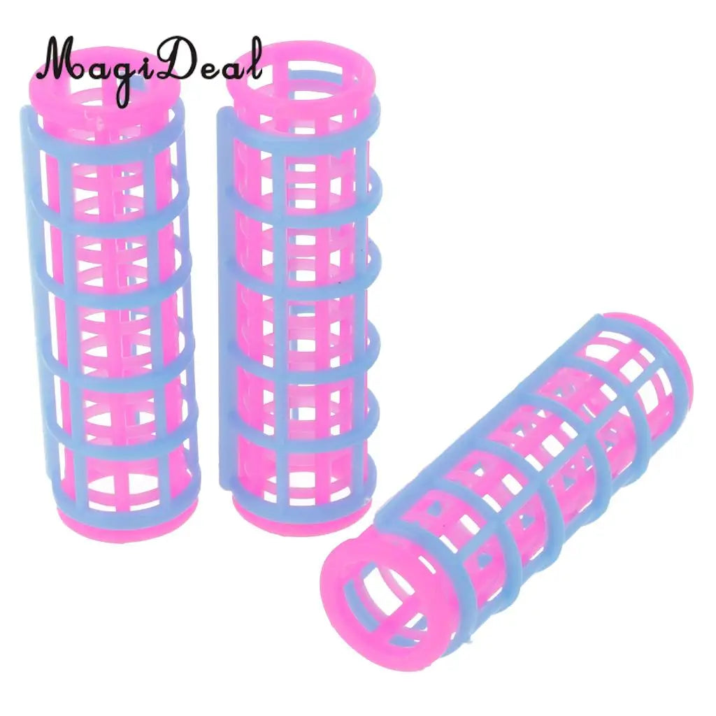 10Pcs/Lot Plastic Hair Roller Curler for Dollhouse Dolls Make Up Accessories 5cm Girls Toys