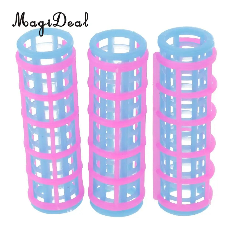 10Pcs/Lot Plastic Hair Roller Curler for Dollhouse Dolls Make Up Accessories 5cm Girls Toys