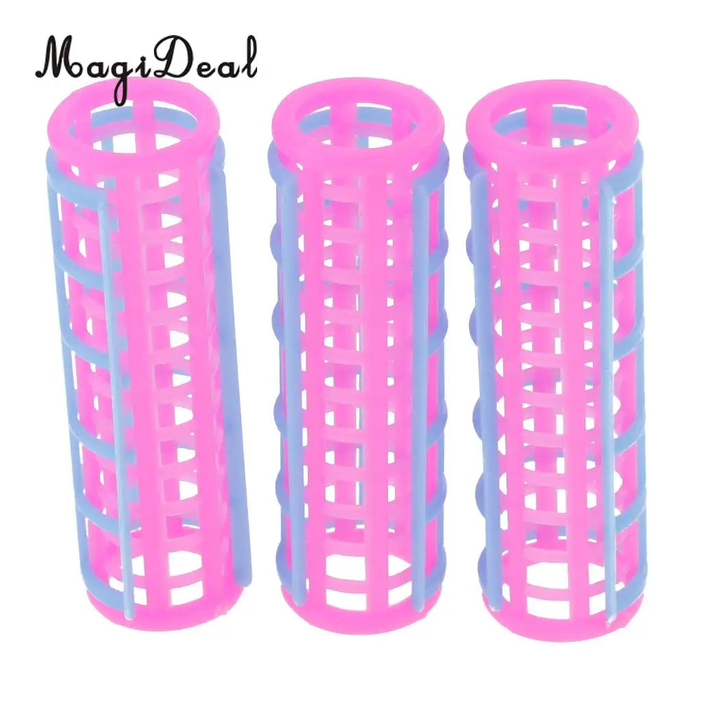 10Pcs/Lot Plastic Hair Roller Curler for Dollhouse Dolls Make Up Accessories 5cm Girls Toys