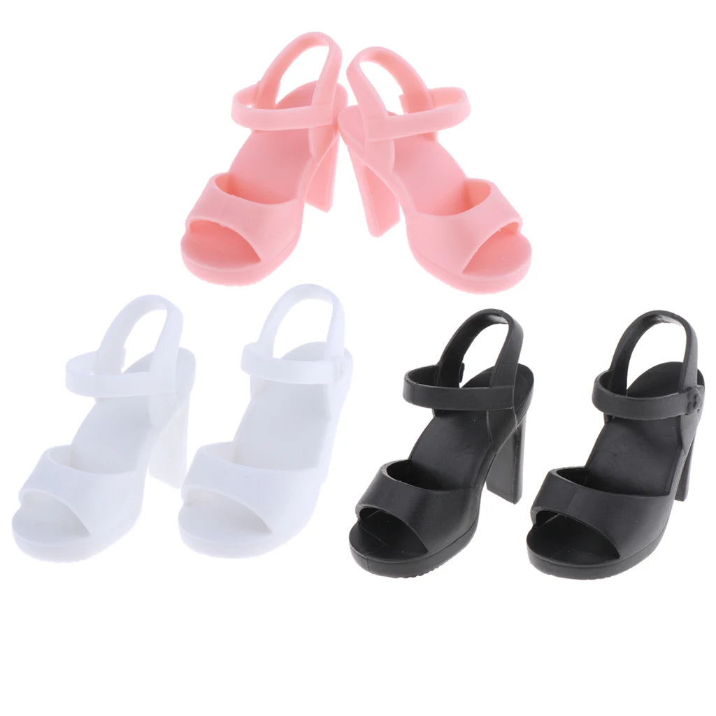 1/4 BJD Doll High Heel Shoes Sandals for 45cm Girl Dolls Accessory