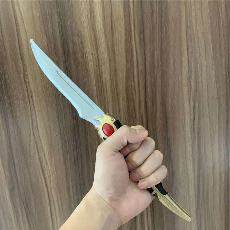 1:1 Dagger Sword Weapon Movie Cosplay Prop Role Play Gift Safety PU Catspaw Sword 34cm