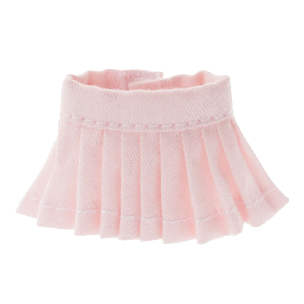Lovely Doll Mini Pleated Skirt for OB11 1/12 BJD Dolls DIY Accessory