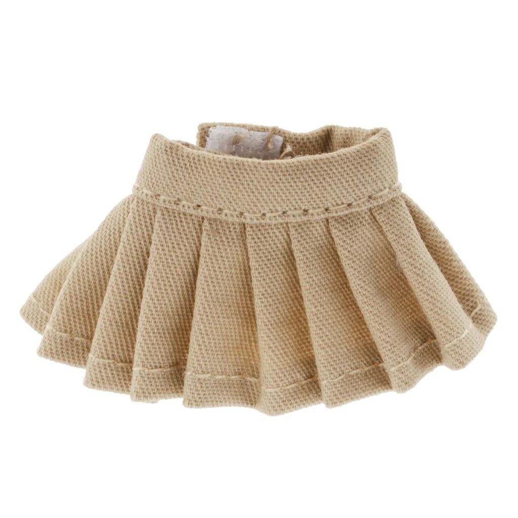 Lovely Doll Mini Pleated Skirt for OB11 1/12 BJD Dolls DIY Accessory