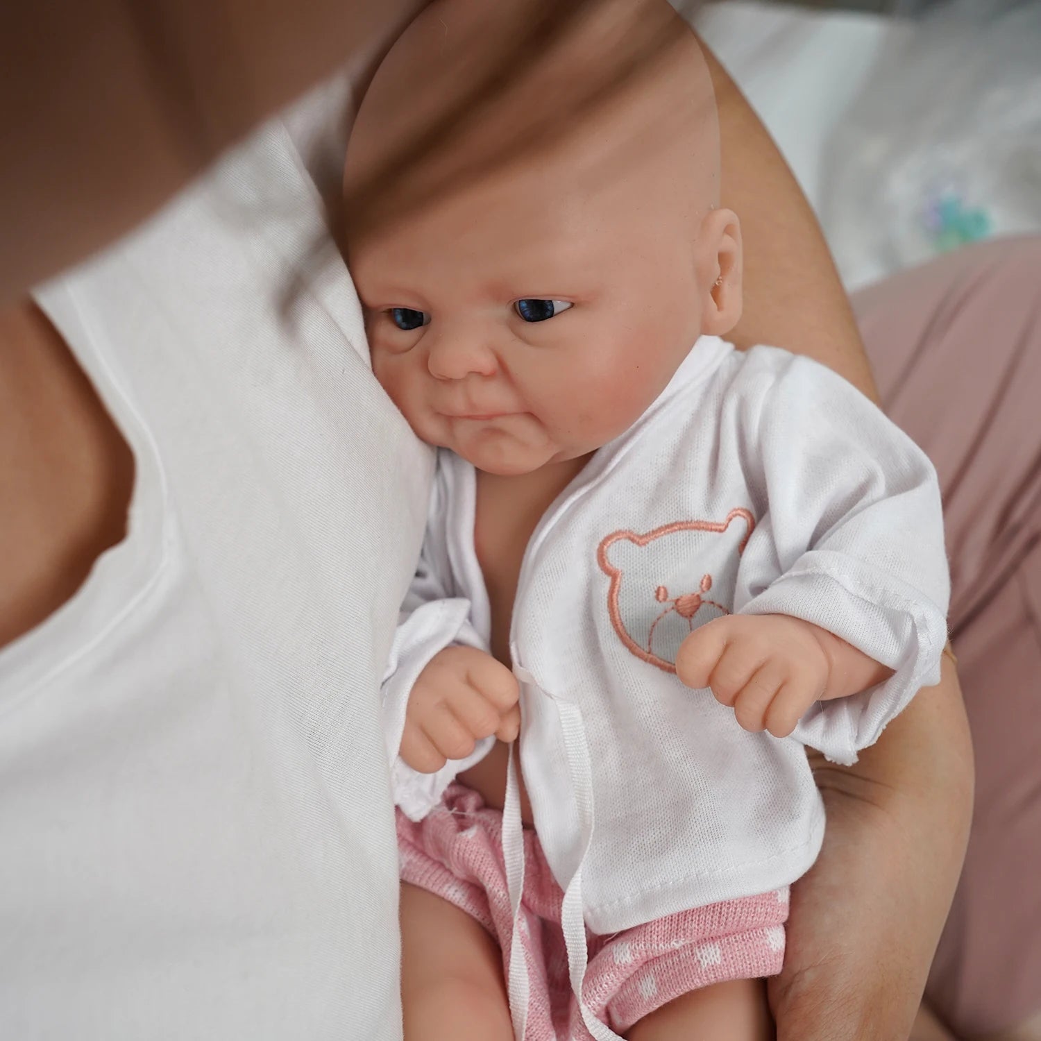 Miaio14" 36 Cm Reborn Baby Dolls Full Silicone Baby Dolls Boy Realistic Soft Silicone Newborn Baby Doll Real Full Body Silicone