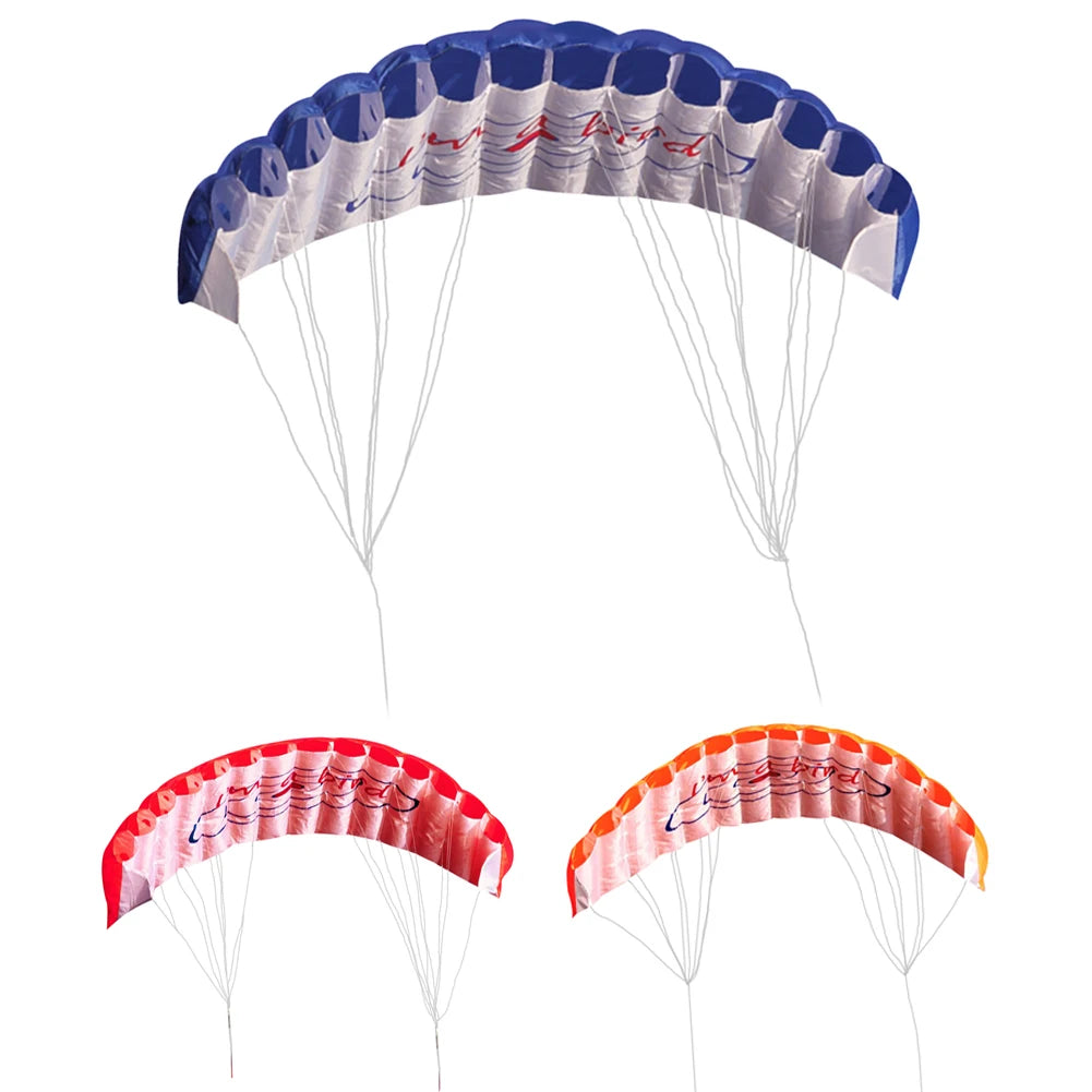 Outdoor Large Beach Kite with Control Bar Professional Kitesurf Toy Reusable Foil Sport Kite for Beach Sports Games