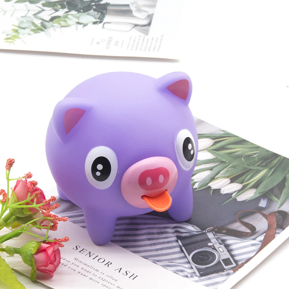 Talking Animal Baby Toys Jabber Ball Tongue Out Stress Relieve Soft Cute Tiger Pig Dog Ball Great Gifts for Kids Adult Baby Toy