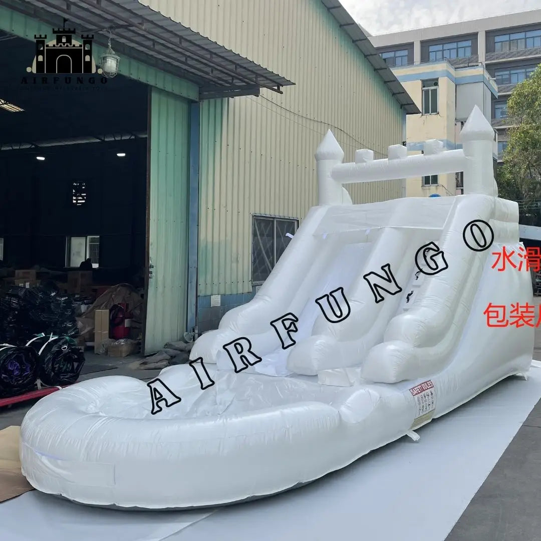 Commercial Grade Inflatable Water Slide with Splash Pool Bouncy Castle for Adults and Kids Includes Blower Customization