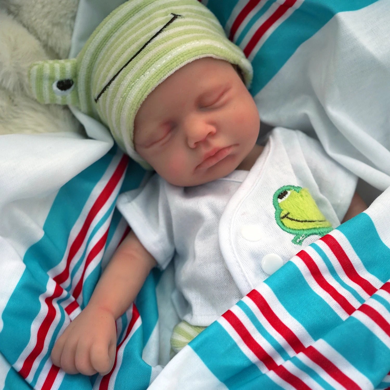 12" Boy Micro Preemie Full Body Silicone Baby Doll Lifelike Mini Reborn Doll Surprice Children Anti-Stress My Melody