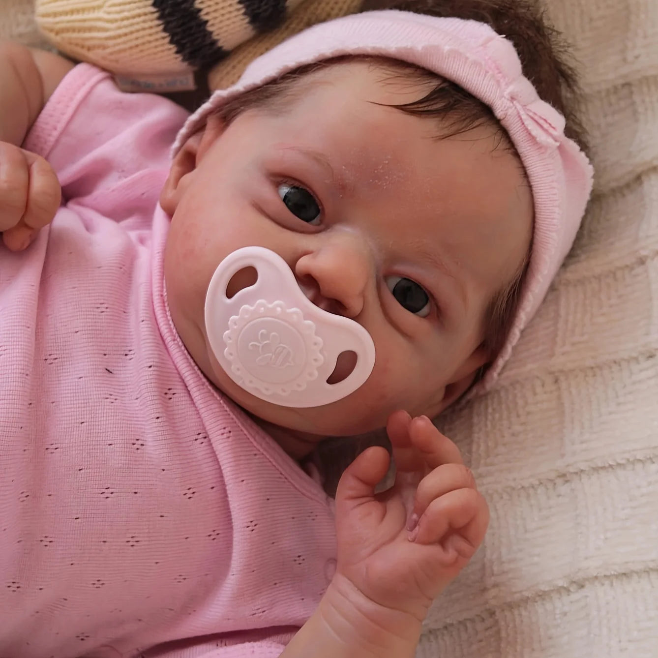 18 "-48 cm, beautifully reborn doll, vinyl, with painted hair, washable whole body, collectible family gift toy