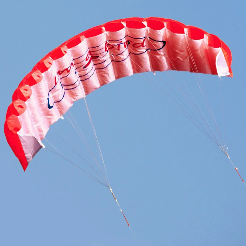 Outdoor Large Beach Kite with Control Bar Professional Kitesurf Toy Reusable Foil Sport Kite for Beach Sports Games