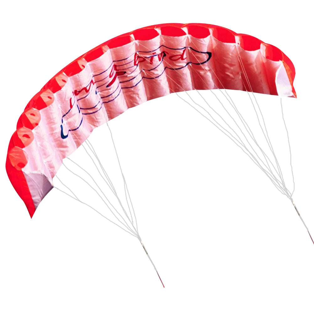 Outdoor Large Beach Kite with Control Bar Professional Kitesurf Toy Reusable Foil Sport Kite for Beach Sports Games