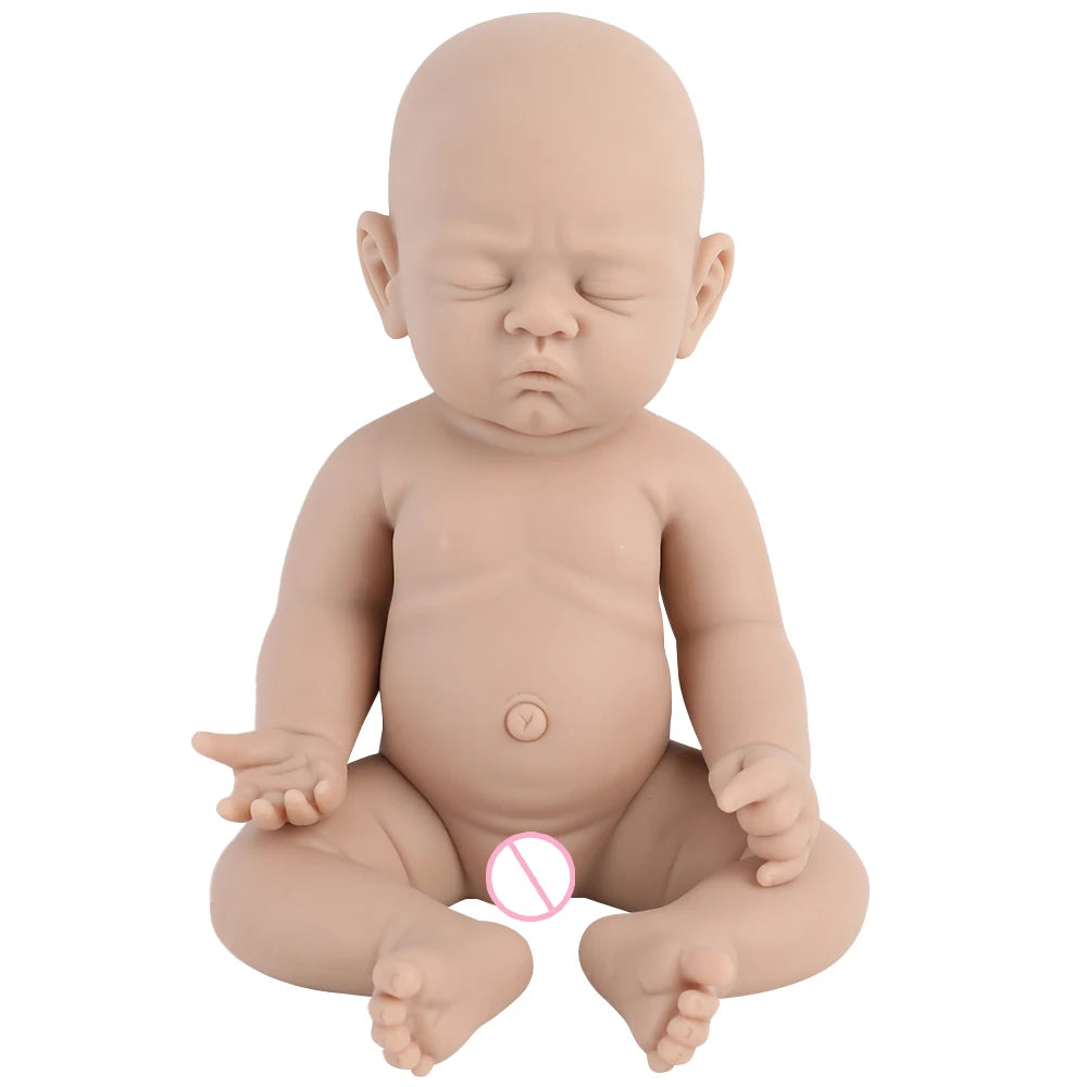 Authentic 100% Silicone Unpainted Reborn Baby Dolls Shipped from USA Warehouse Wholesale Realistic Baby Dolls for Kids Bebe Toys