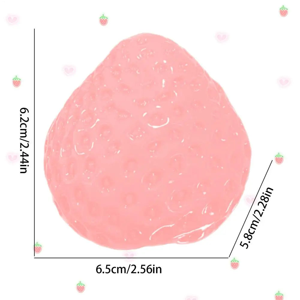 Big Strawberry Squeeze Taba Squishys Toy Red Squishys Fidget Toy Fruits Vegetables Soft Girl Birthday Gift Toy