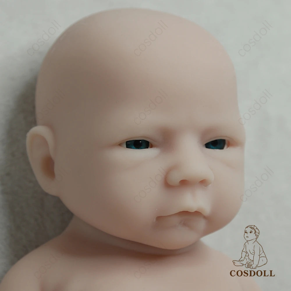 COSDOLL 18.5inch 3.1kg Full Body Silicone Bebe Reborn Doll Soft Dolls Realistic Girl Baby DIY Toys for Children Christmas Gifts
