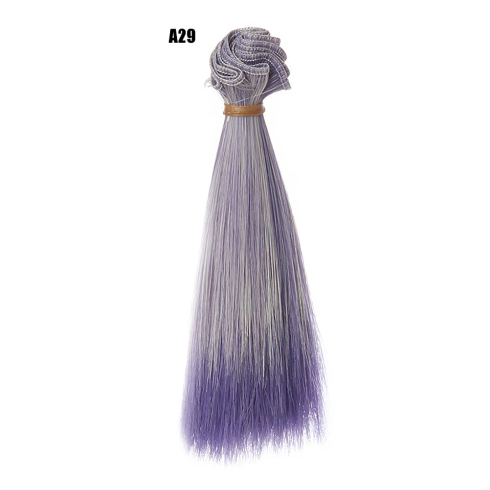 15CM Teil Doll Hair Cover, DIY Hairline For Kurhn Night Lolita Wig Synthetic Fiber Doll Wig, BJD High Temperature Silk Weft
