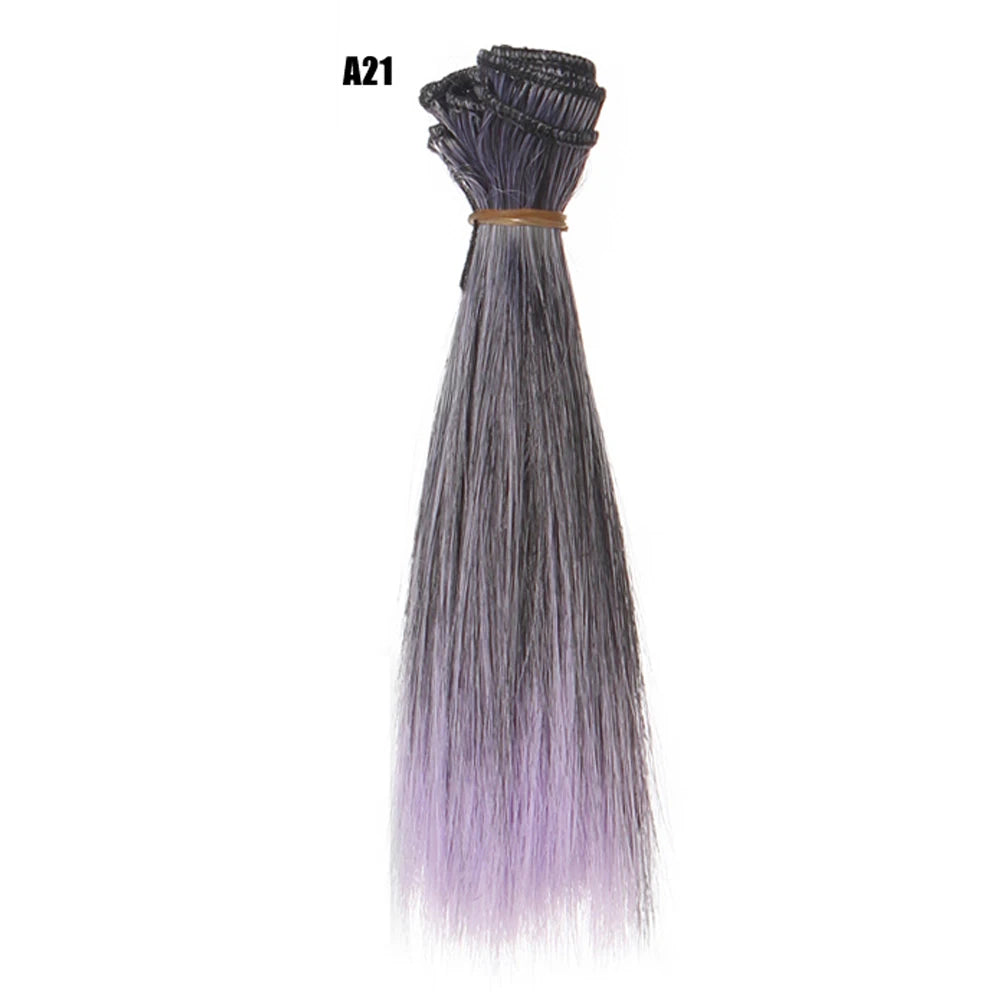 15CM Teil Doll Hair Cover, DIY Hairline For Kurhn Night Lolita Wig Synthetic Fiber Doll Wig, BJD High Temperature Silk Weft