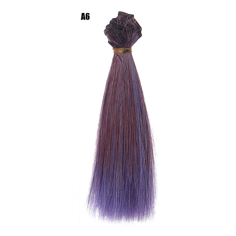 15CM Teil Doll Hair Cover, DIY Hairline For Kurhn Night Lolita Wig Synthetic Fiber Doll Wig, BJD High Temperature Silk Weft