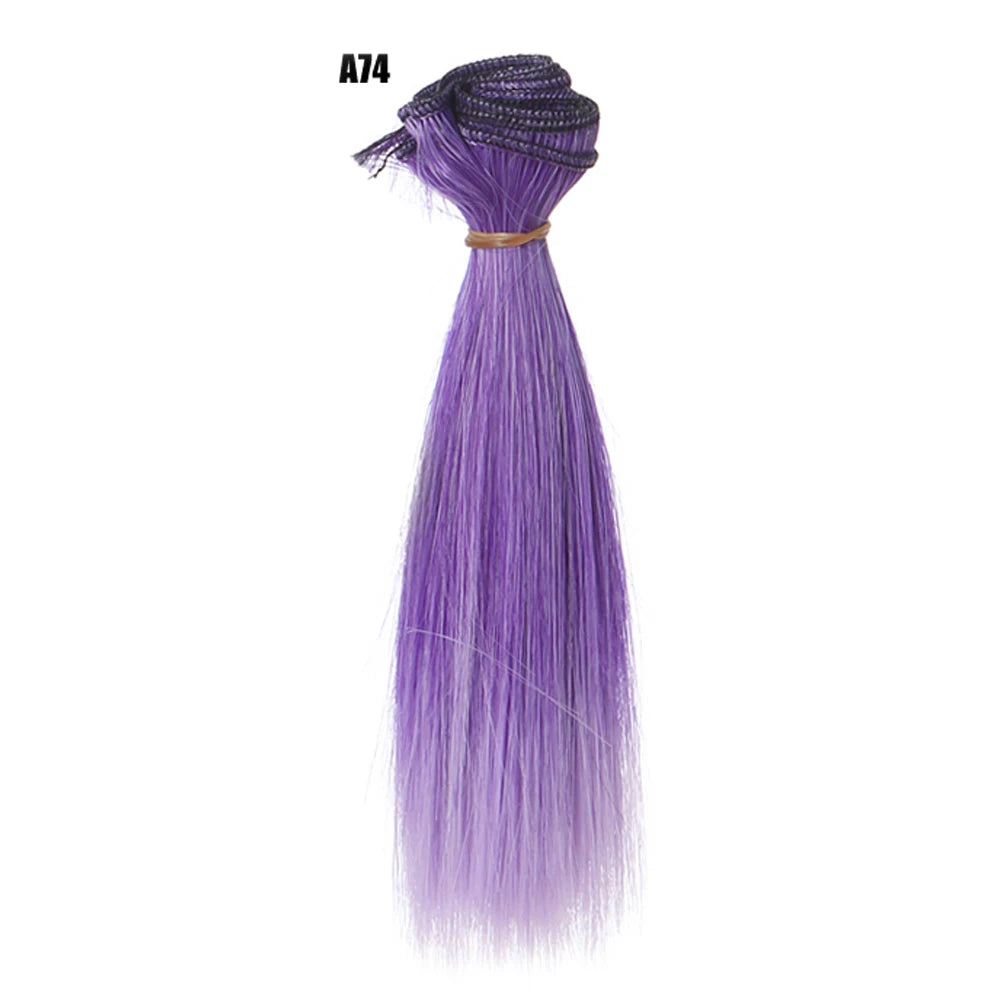 15CM Teil Doll Hair Cover, DIY Hairline For Kurhn Night Lolita Wig Synthetic Fiber Doll Wig, BJD High Temperature Silk Weft