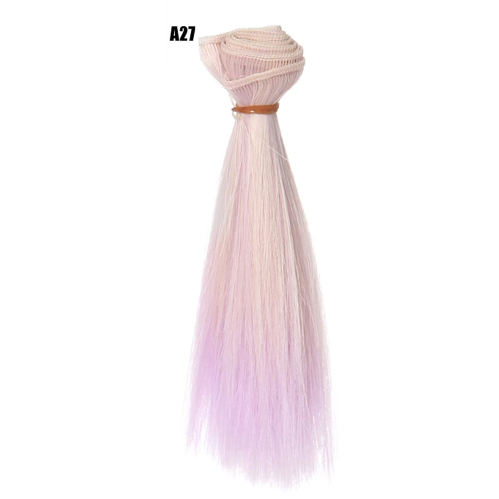 15CM Teil Doll Hair Cover, DIY Hairline For Kurhn Night Lolita Wig Synthetic Fiber Doll Wig, BJD High Temperature Silk Weft