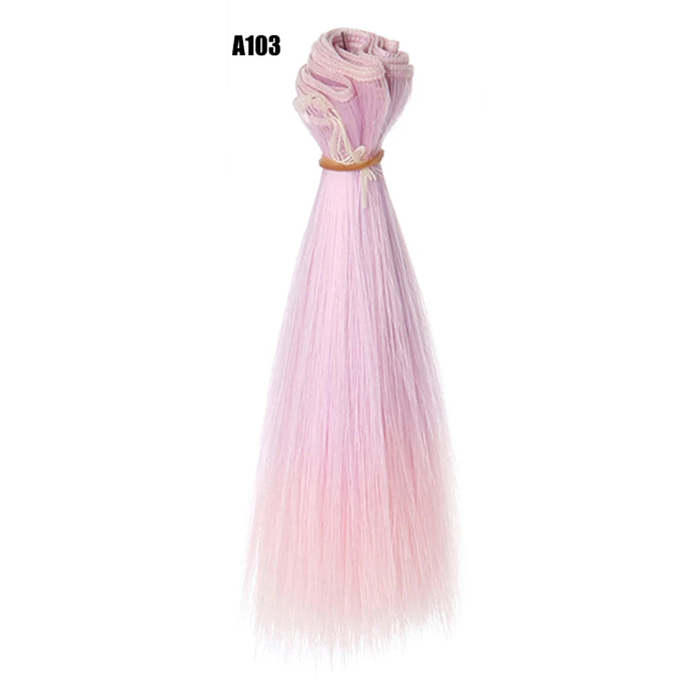 15CM Teil Doll Hair Cover, DIY Hairline For Kurhn Night Lolita Wig Synthetic Fiber Doll Wig, BJD High Temperature Silk Weft