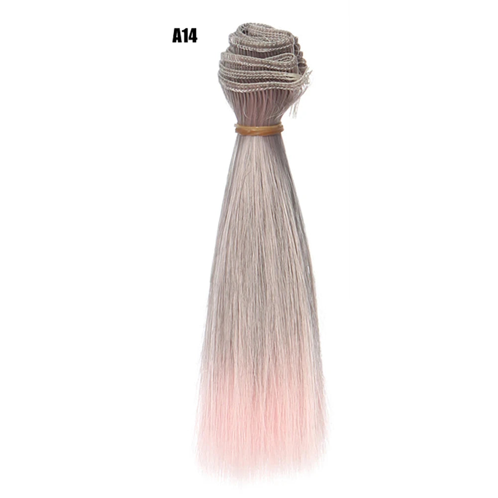 15CM Teil Doll Hair Cover, DIY Hairline For Kurhn Night Lolita Wig Synthetic Fiber Doll Wig, BJD High Temperature Silk Weft