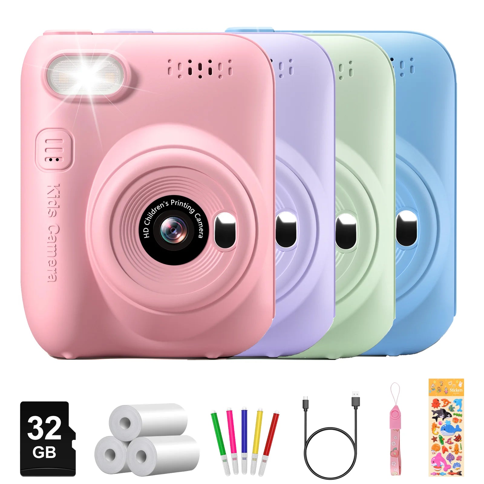 Instant Print Camera for Kids, 3.0