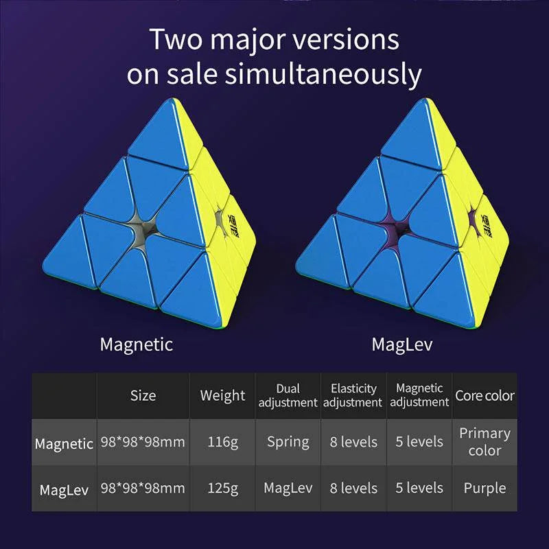 [JudyCube] MOYU Weilong Pyraminx Maglev Magnetic Magic Speed Cube Puzzle Toys Weilong Maglev Pyramid Children's Gifts
