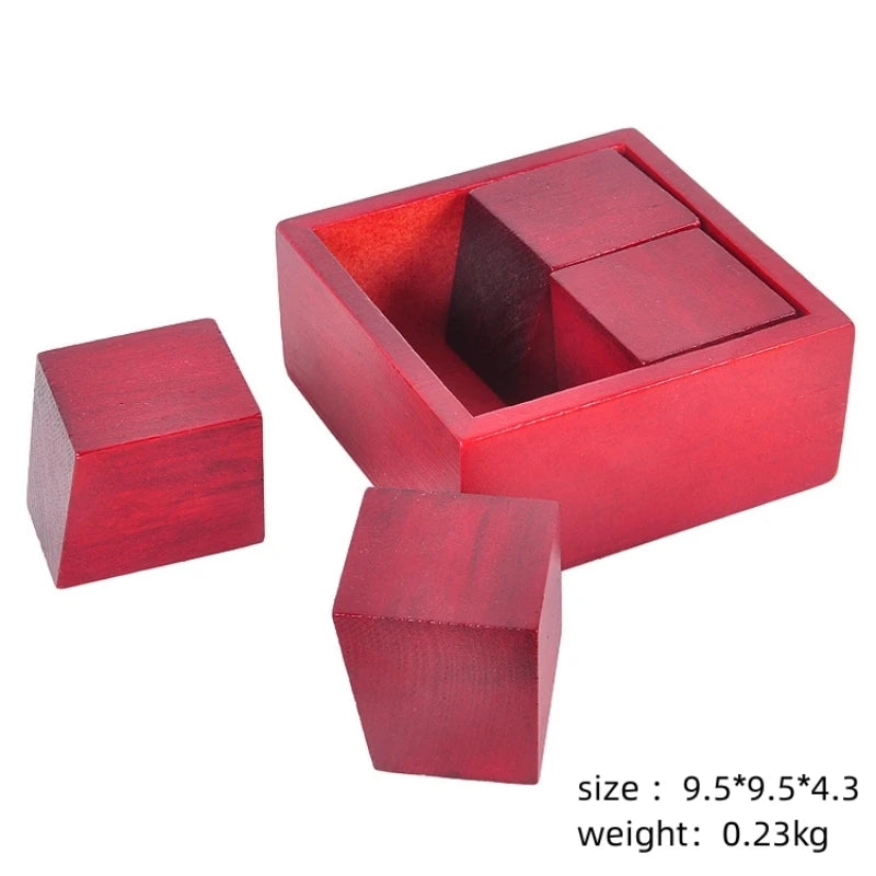 Adult Wooden Classical Puzzle Toy Kong Ming Lock Series Daquan Thinking Brain Game Digital Puzzle Luban Lock Children's Puzzle