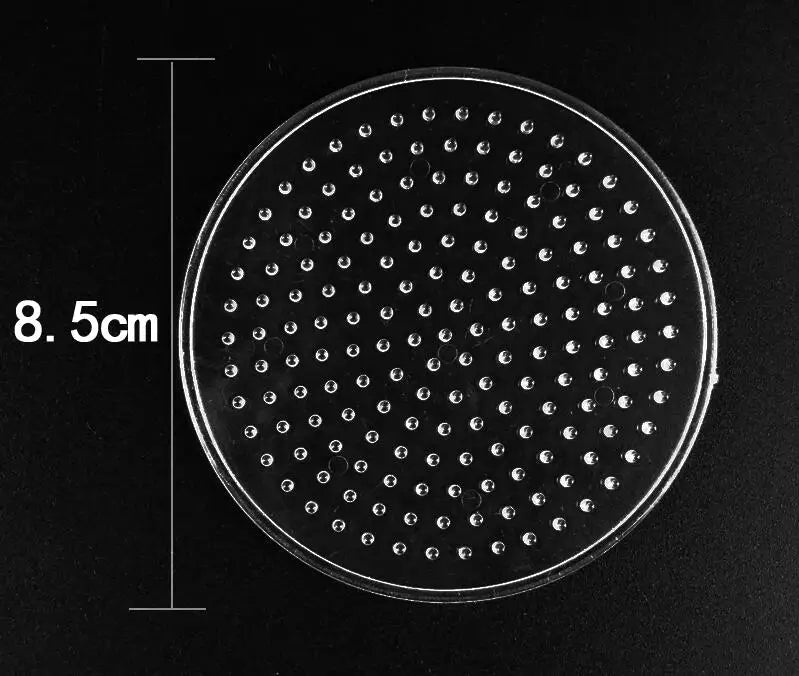 5mm Hama Beads Pegboard Transparent Template Board Pixel Art Puzzle Square tool DIY Figure Material Board Perler Beads