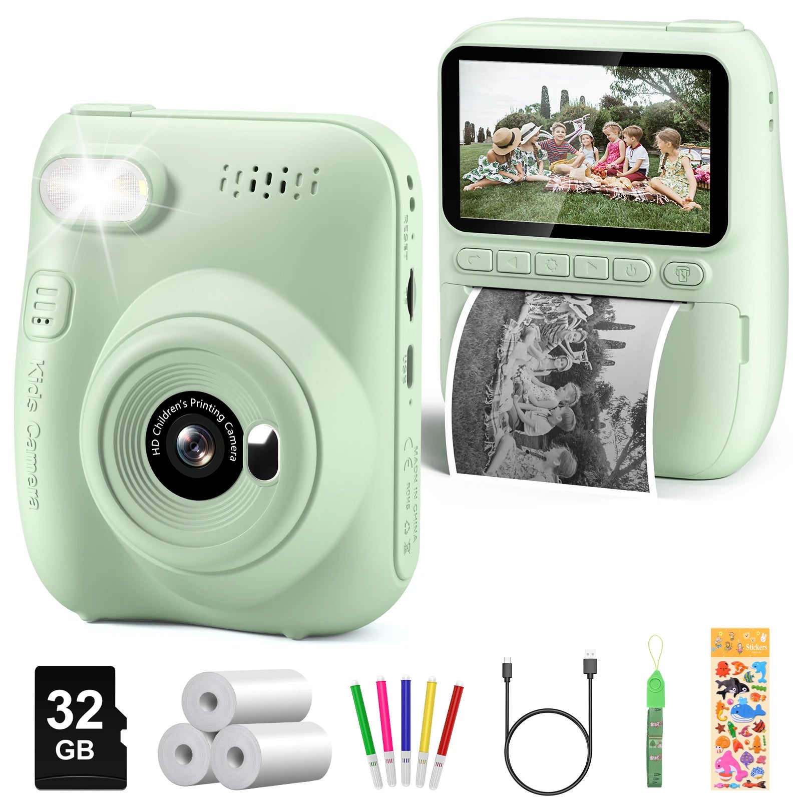 Instant Print Camera for Kids, 3.0