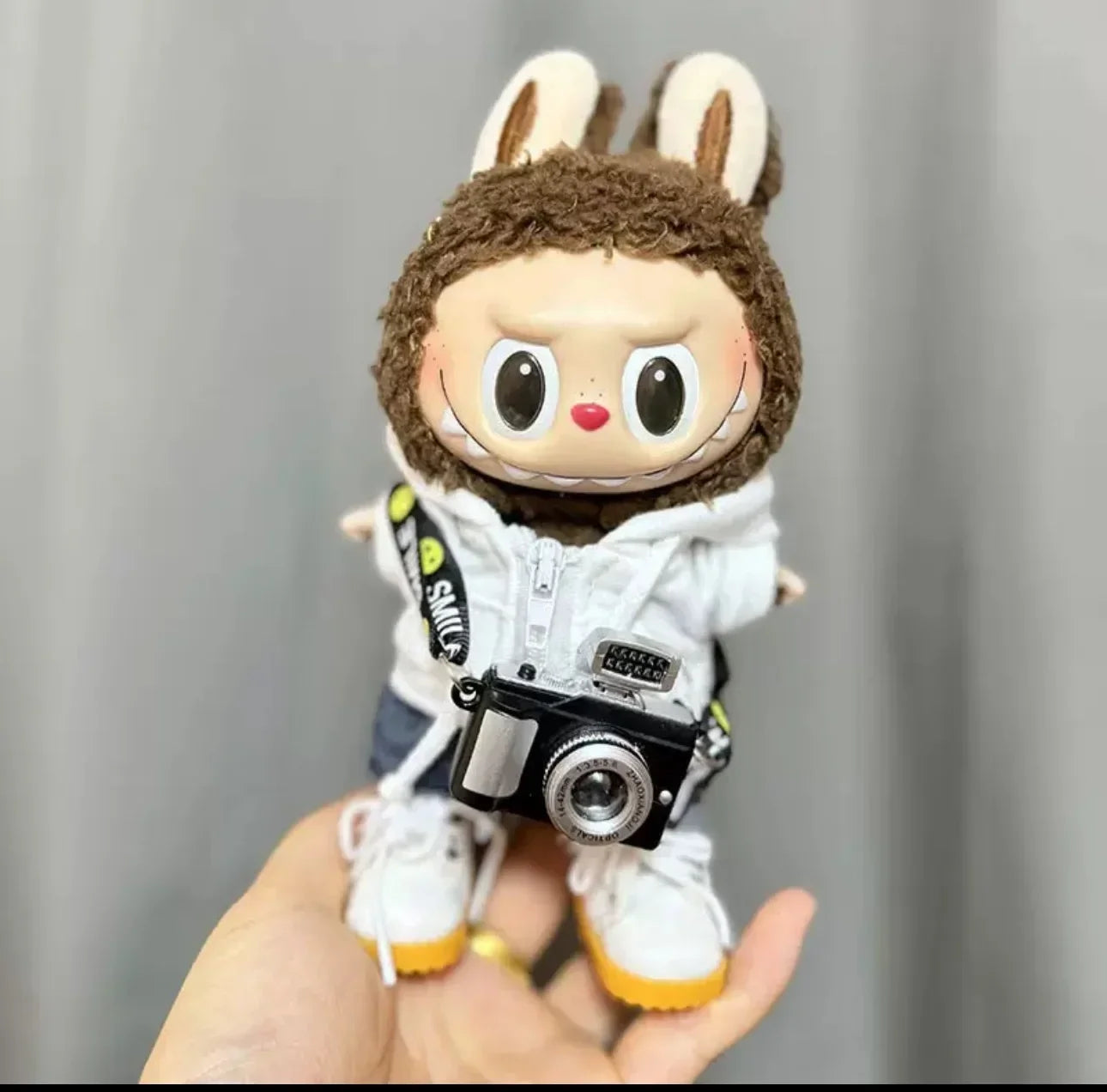 17cm Monster Labubu Dolls Only Clothes Fashion Little Clothes Hoodies Doll Toy Clothe Match Hoodie Lovely Accessories Gift Toy