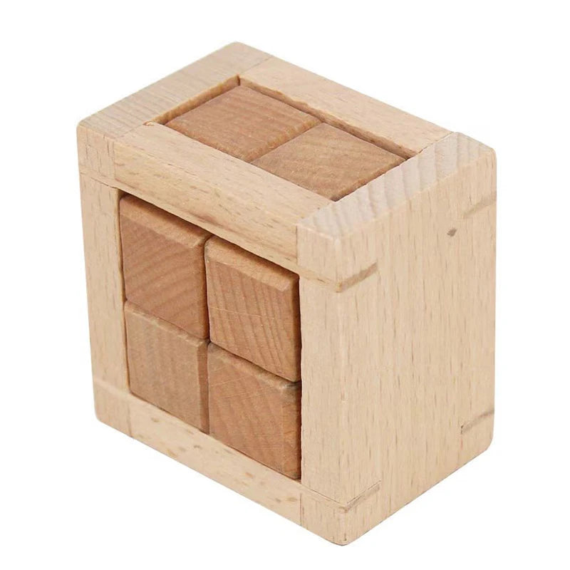 Breakout Puzzle Wood Boxes Difficult 3D Unlock Brain Teasers Adults Kids IQ Challenge Luban Lock Educational Intellectual Toys