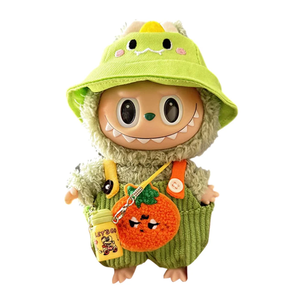 Mini Labubu Clothes Plush Doll Clothes Kawaii Doll Clothes Plush Doll Changing Clothes Dolll Clothes Suit Dolls Accessories Gift