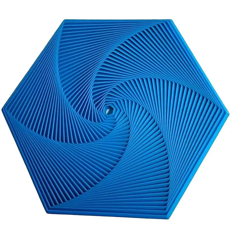 3D Printed Fractal Fidget Hexagon Portable Playing Sensory Anti-stress Toy Desktop Ornament Kid Toy Visual Toys