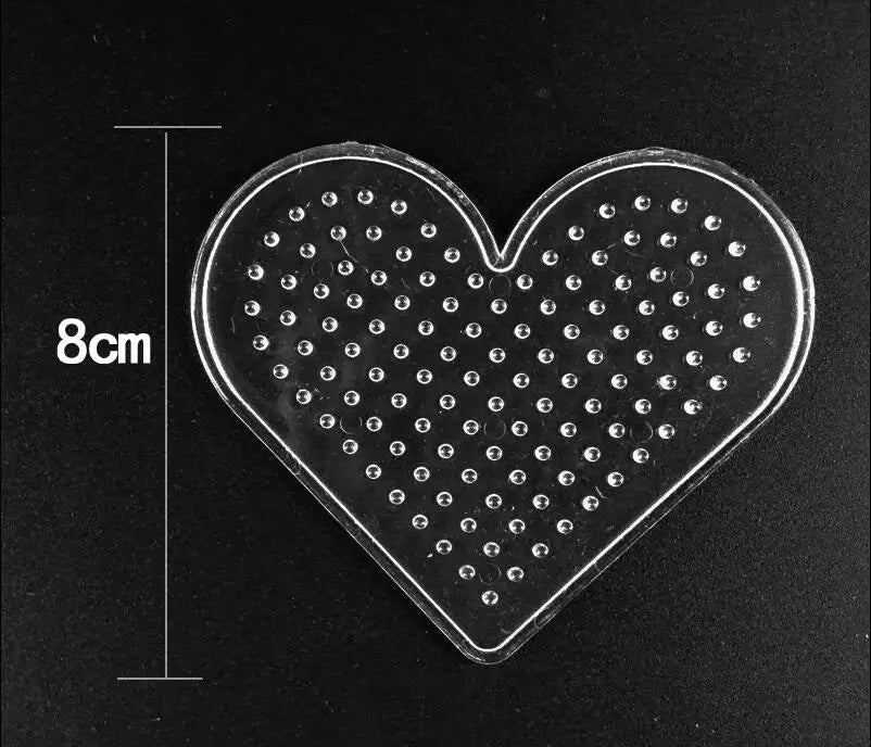 5mm Hama Beads Pegboard Transparent Template Board Pixel Art Puzzle Square tool DIY Figure Material Board Perler Beads