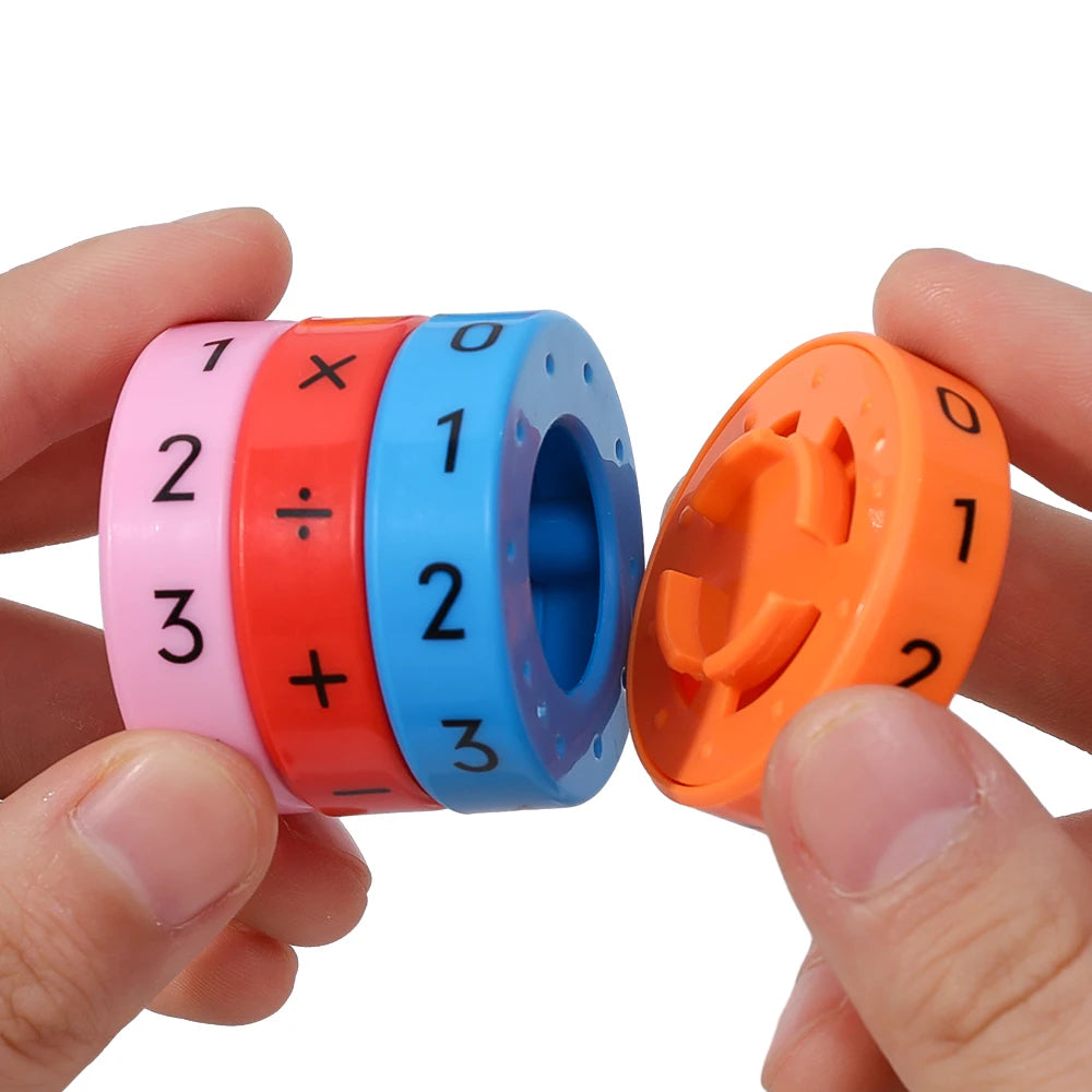 1-3pcs Arithmetic Intelligence Early Education Toys for Children Puzzle Arithmetic Cube Detachable Cylindrical Digital Cube Toys