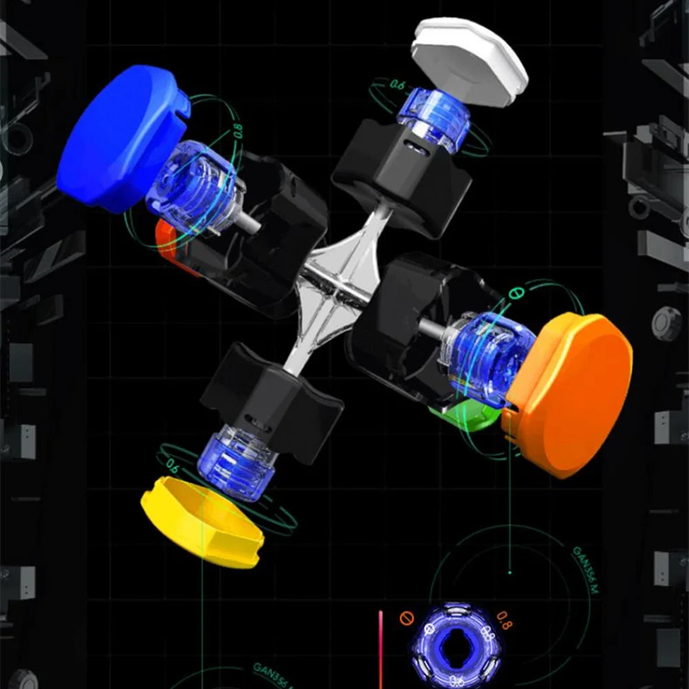 Puzzle Original GAN 356M Magnet Cube  stickerless 3x3x3 Speed cube Magnetic Professional Magic cube Educational Toy for Children