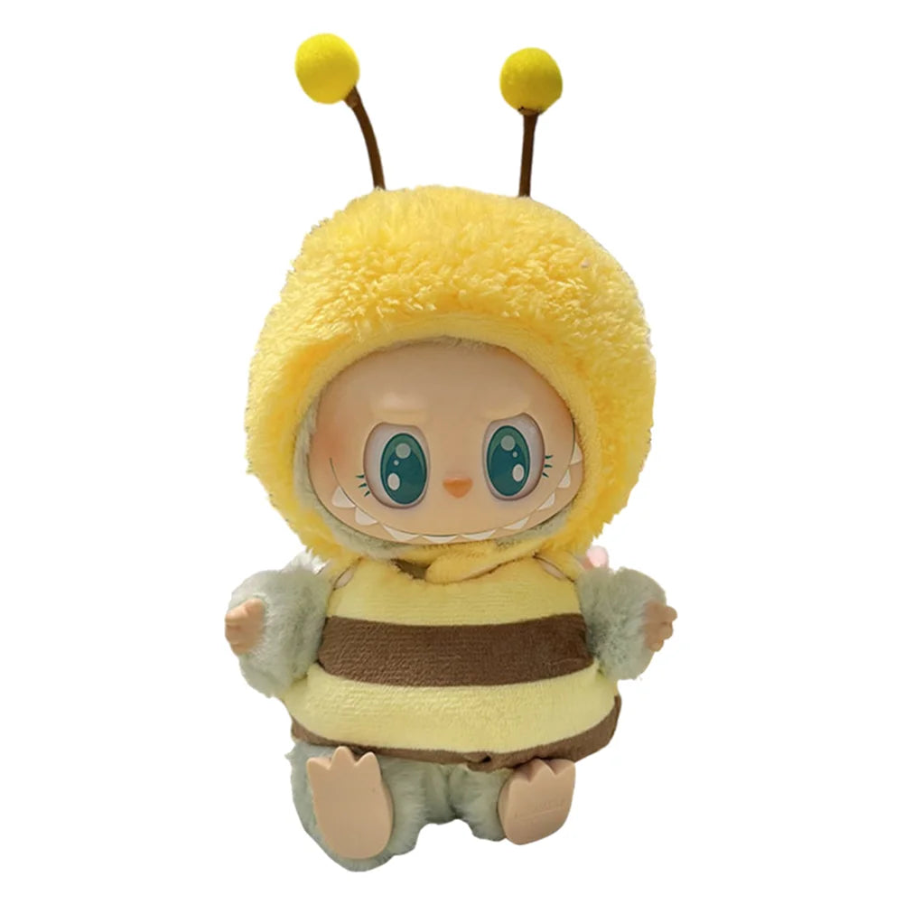 Mini Labubu Clothes Plush Doll Clothes Kawaii Doll Clothes Plush Doll Changing Clothes Dolll Clothes Suit Dolls Accessories Gift
