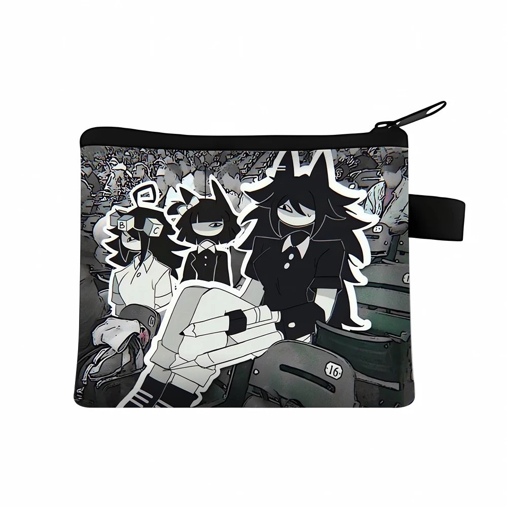 Fundamental Paper Education Mini Wallet Kids Cartoon Printed Purses Miss Circle Children Cute Coin Purse Anime  Money Bag Gifts