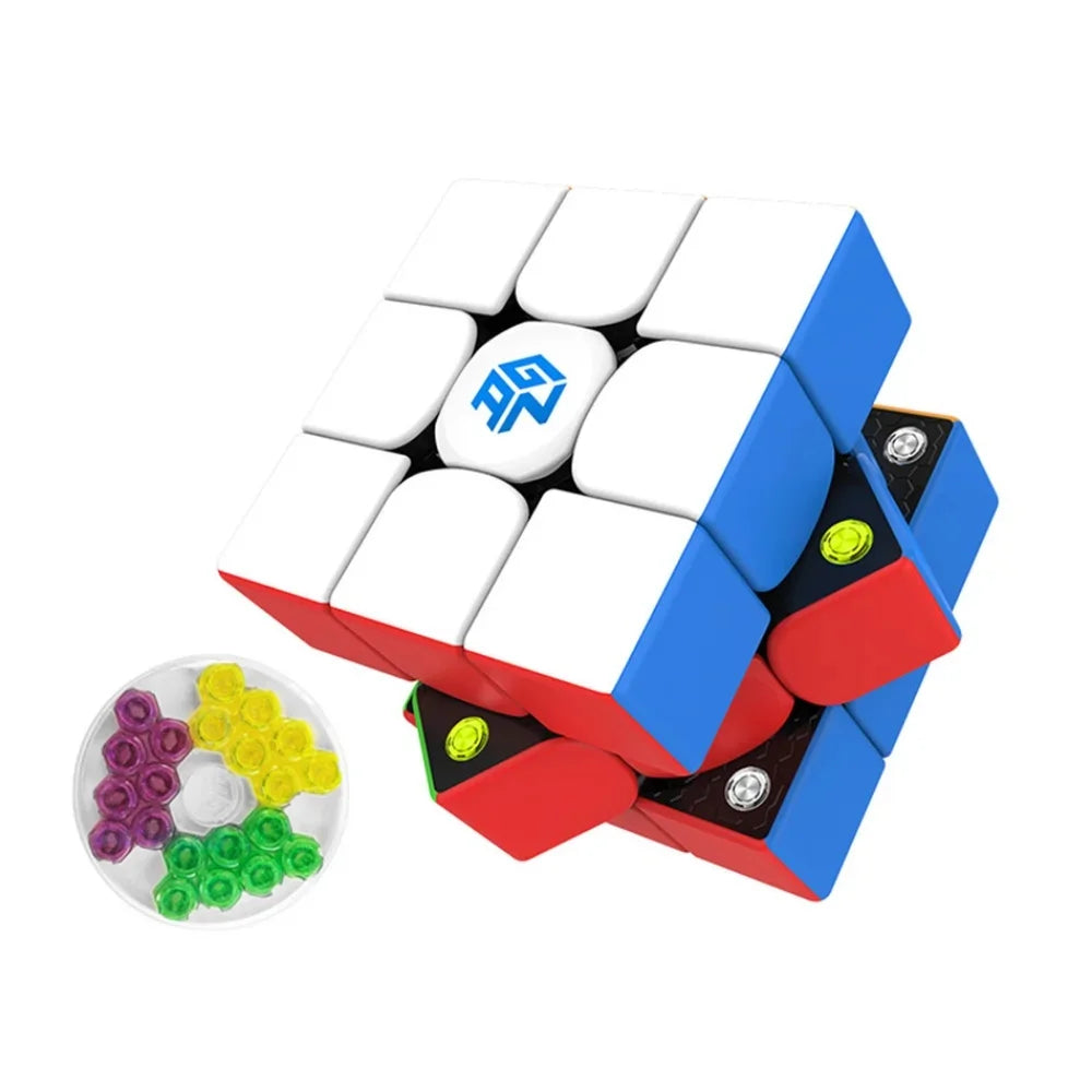 Puzzle Original GAN 356M Magnet Cube  stickerless 3x3x3 Speed cube Magnetic Professional Magic cube Educational Toy for Children