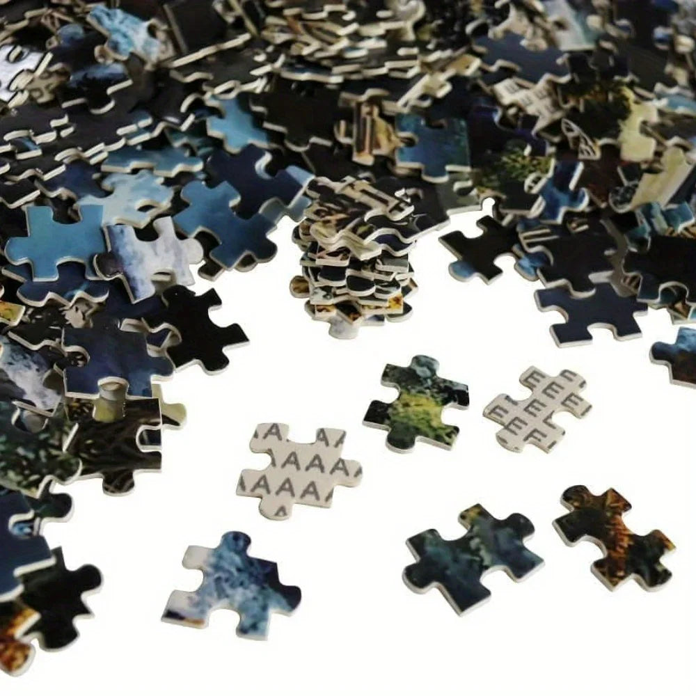 150/300/500/1000 Pieces Puzzles for Adults Manor Cat Jigsaw Puzzles for kid Adults Educational Toys Great Gift for Boys Girls