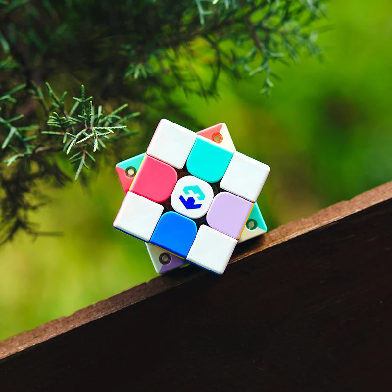 3x3 Speed Cube Magic Puzzle Kid Toy 3X3 Professional Cube Single Magnetic Silent Smooth Rotation Cube for Office Stress Relief