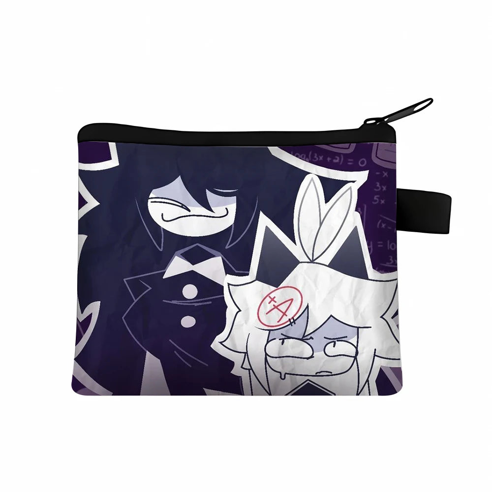 Fundamental Paper Education Mini Wallet Kids Cartoon Printed Purses Miss Circle Children Cute Coin Purse Anime  Money Bag Gifts