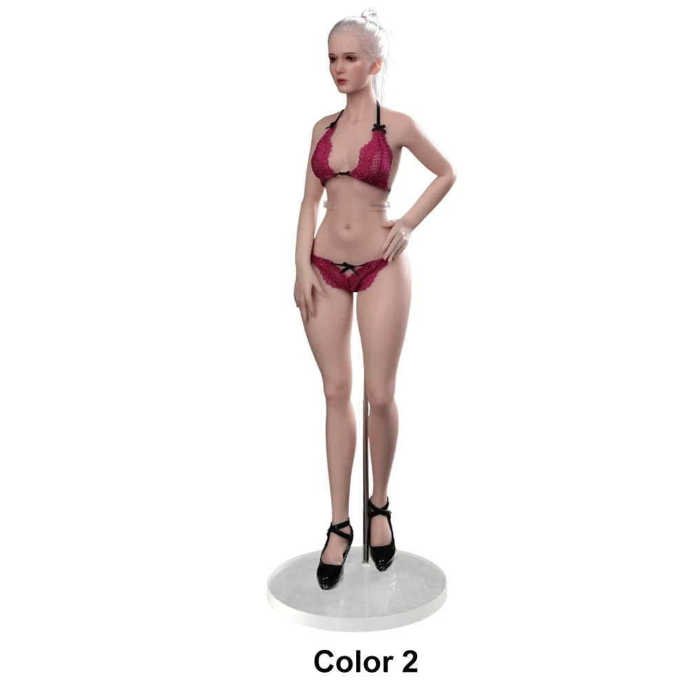 2.5kg Sexy Girl 60cm Sexy Human Shape Realistic Silicone Doll High-end Sexy Doll Collectible Model Doll Fashion DollSkeleton