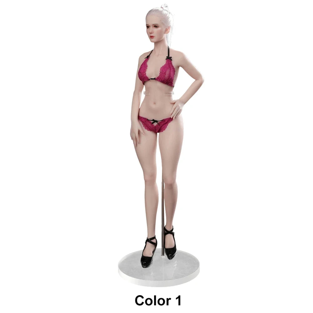 2.5kg Sexy Girl 60cm Sexy Human Shape Realistic Silicone Doll High-end Sexy Doll Collectible Model Doll Fashion DollSkeleton