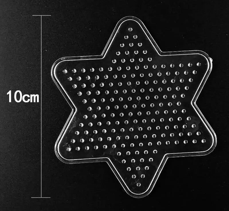 5mm Hama Beads Pegboard Transparent Template Board Pixel Art Puzzle Square tool DIY Figure Material Board Perler Beads